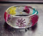 Real Flower Resin Bracelets